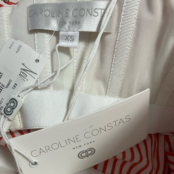 CAROLINE CONSTAS Gabriella Bustier Stripe-Print top
Size XS NWT - Picture 7 of 7